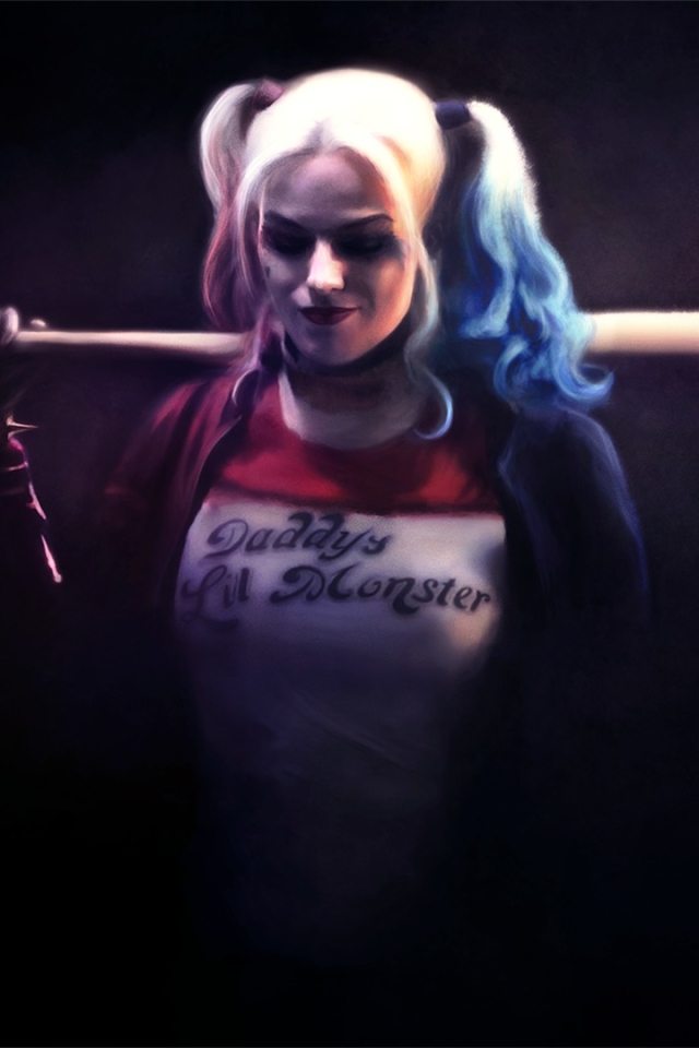 Descarga gratuita de fondo de pantalla para móvil de Películas, Harley Quinn, El Escuadrón Suicida, Margot Robbie.