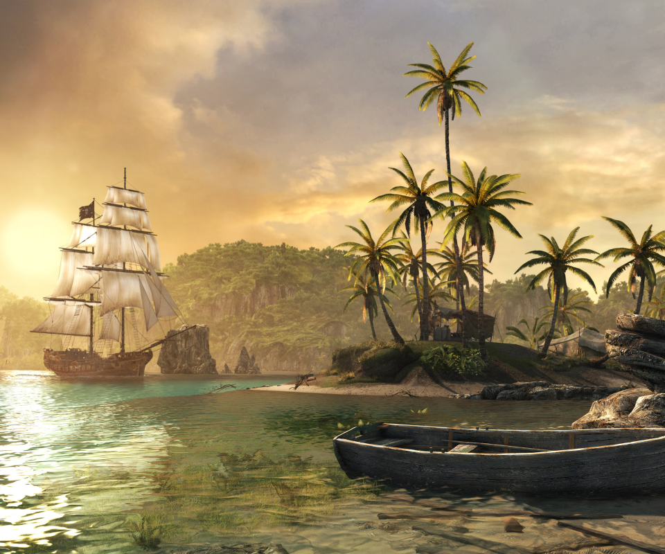 Descarga gratuita de fondo de pantalla para móvil de Videojuego, Assassin's Creed, Assassin's Creed Iv: Black Flag.