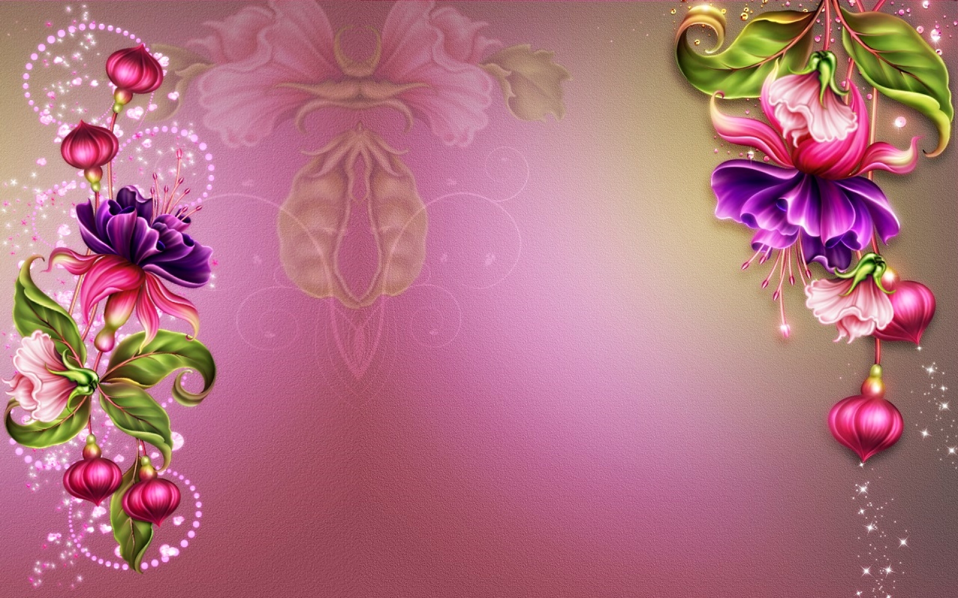476356 descargar fondo de pantalla artístico, flor, fucsia, flor purpura, flores: protectores de pantalla e imágenes gratis