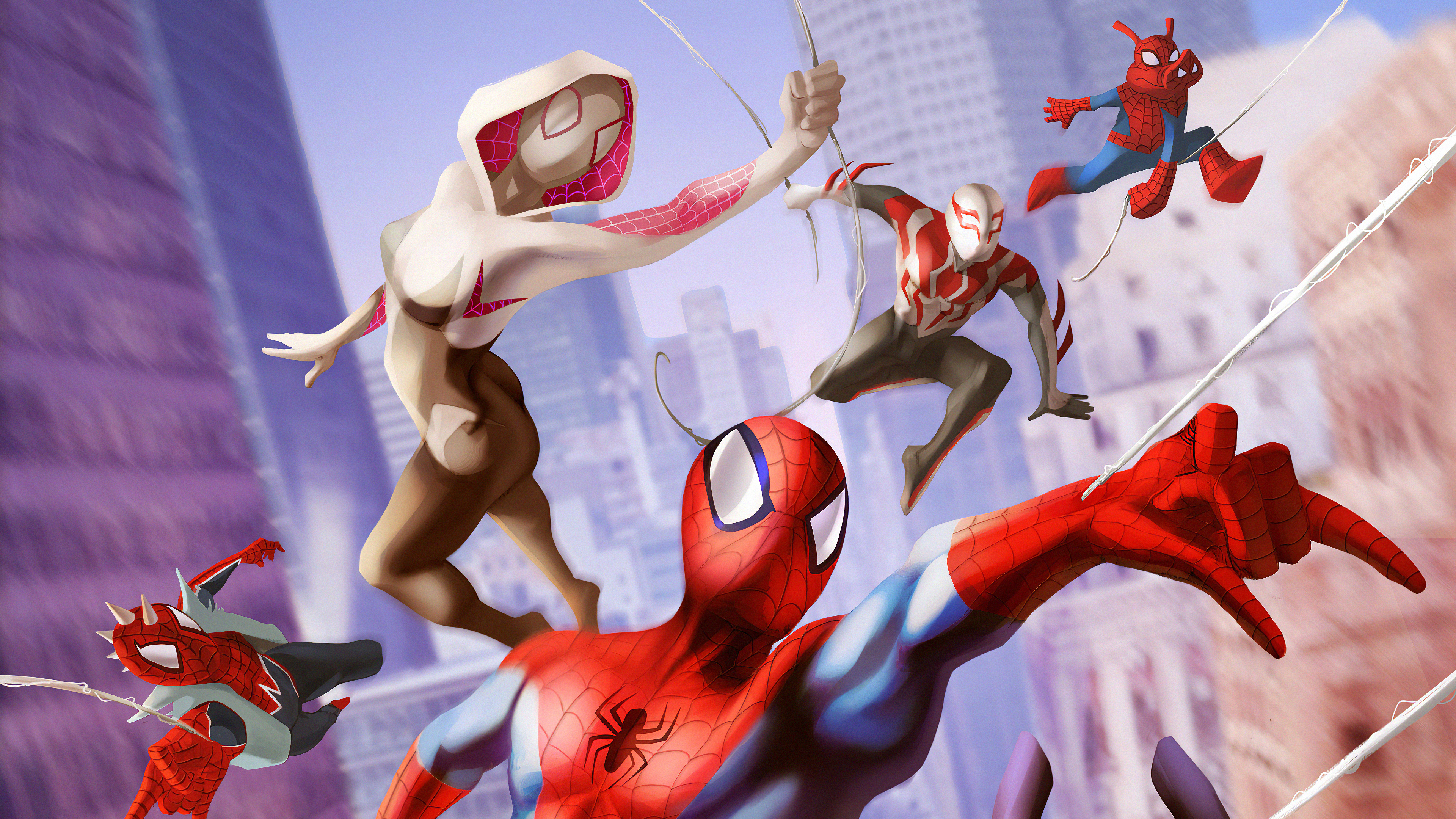 Популярні заставки і фони Spider Man: Across The Spider Verse на комп'ютер