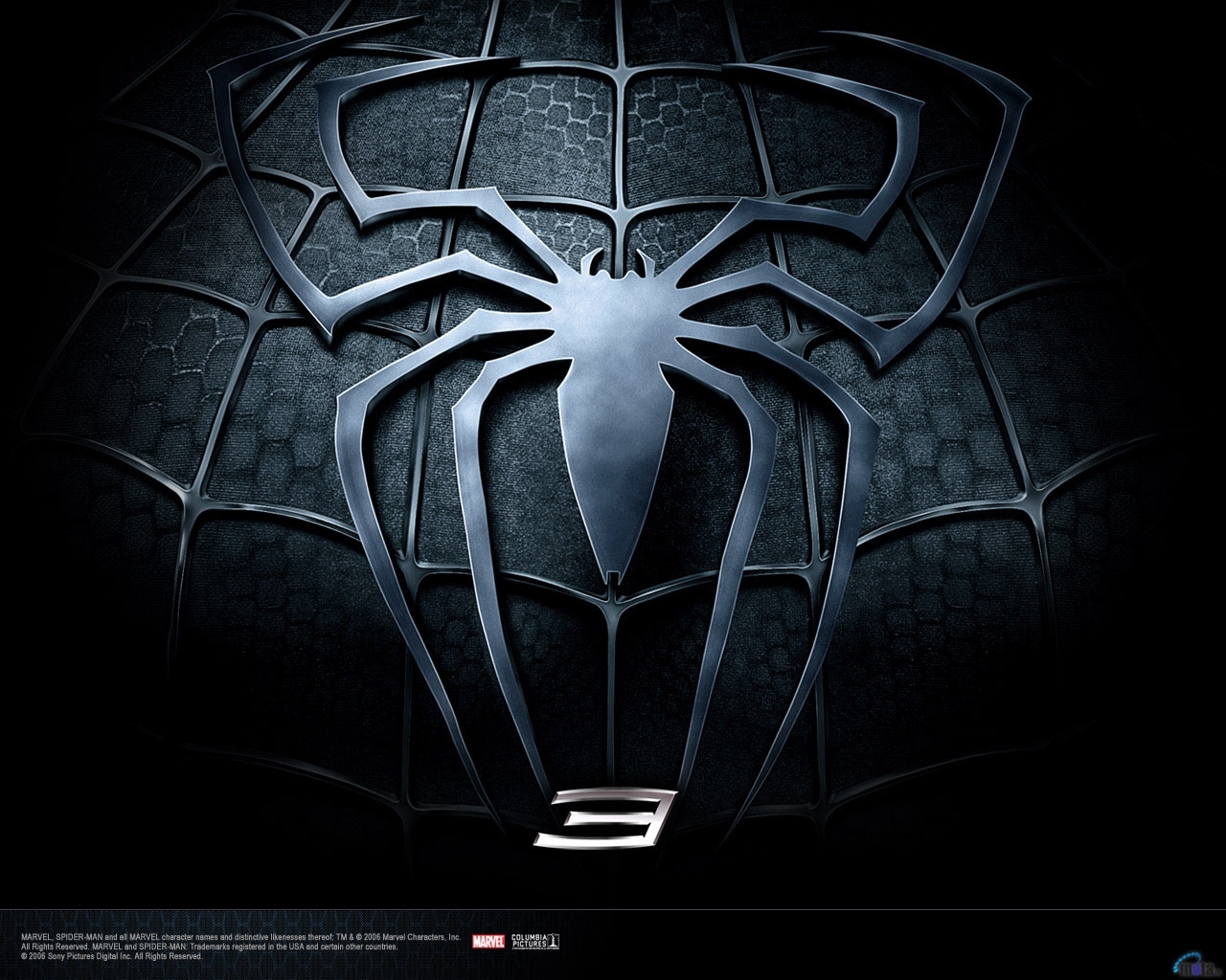 spider man, logos, cinema, black HD wallpaper
