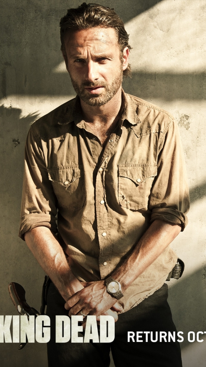 Download mobile wallpaper Andrew Lincoln, Tv Show, Horror, The Walking Dead, Rick Grimes for free.