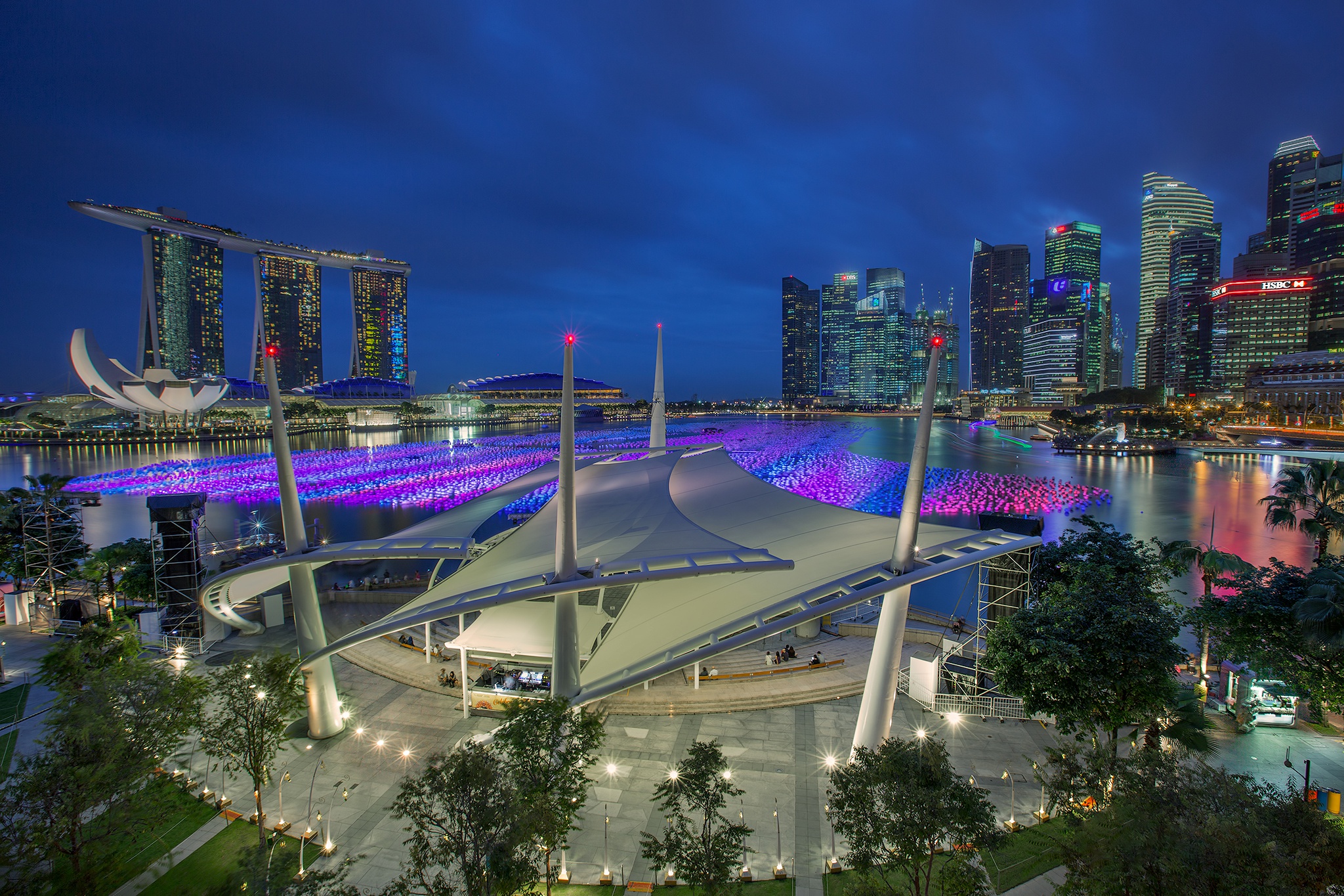 Скачать обои бесплатно Города, Сингапур, Сделано Человеком, Marina Bay Sands картинка на рабочий стол ПК