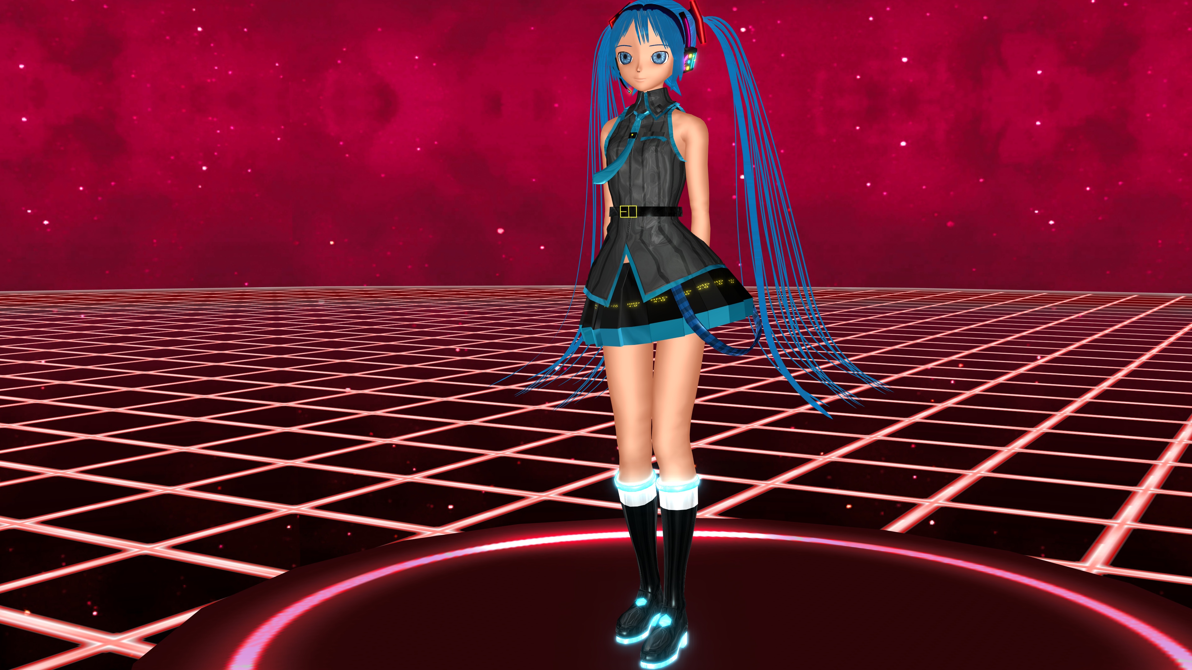 Laden Sie das Vocaloid, Blaue Augen, Blaue Haare, Hatsune Miku, Animes, Lange Haare-Bild kostenlos auf Ihren PC-Desktop herunter