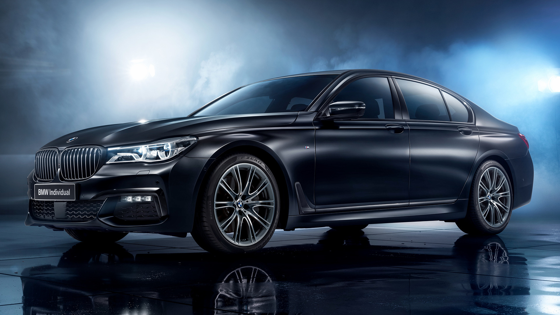 vehicles, bmw 7 series, black car, bmw for android