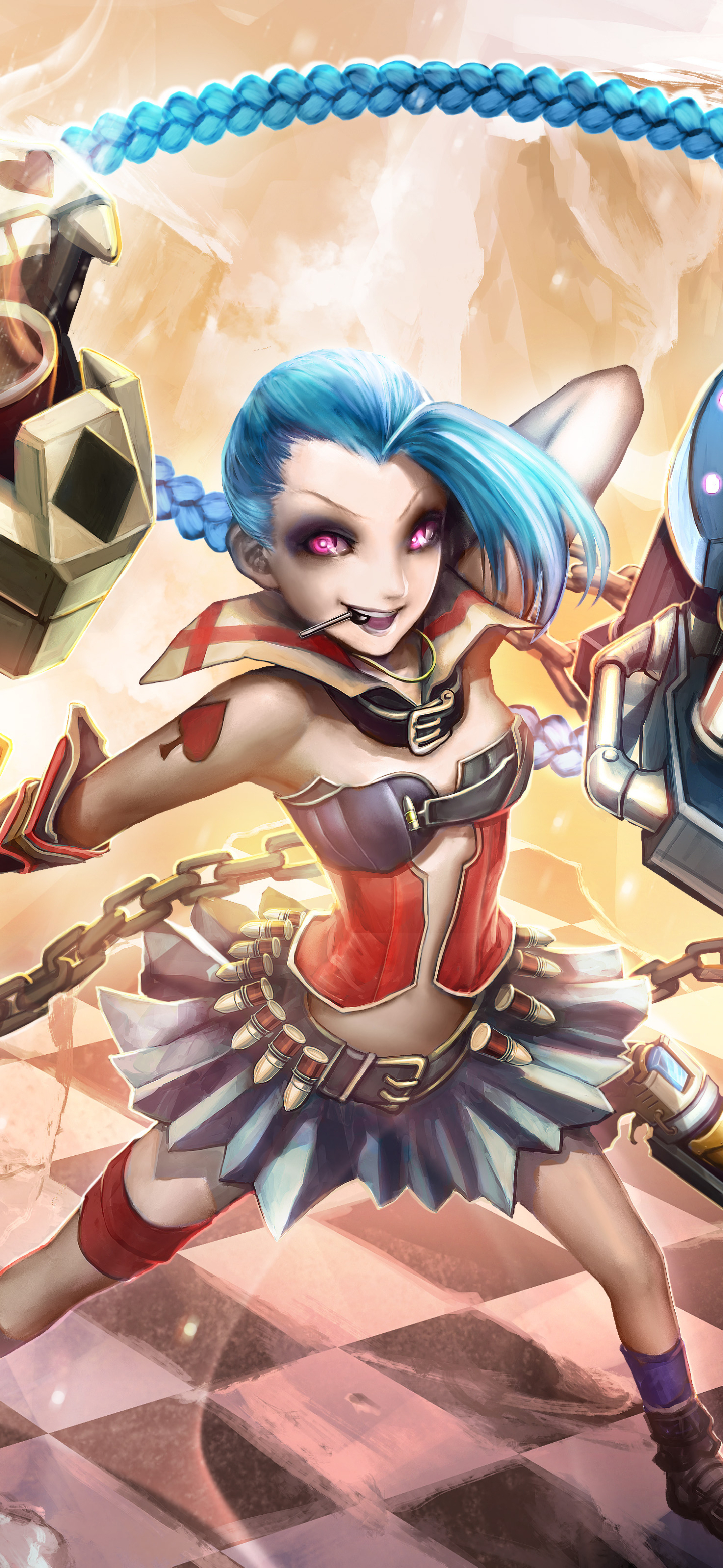 Descarga gratuita de fondo de pantalla para móvil de League Of Legends, Videojuego, Jinx (Liga De Leyendas).