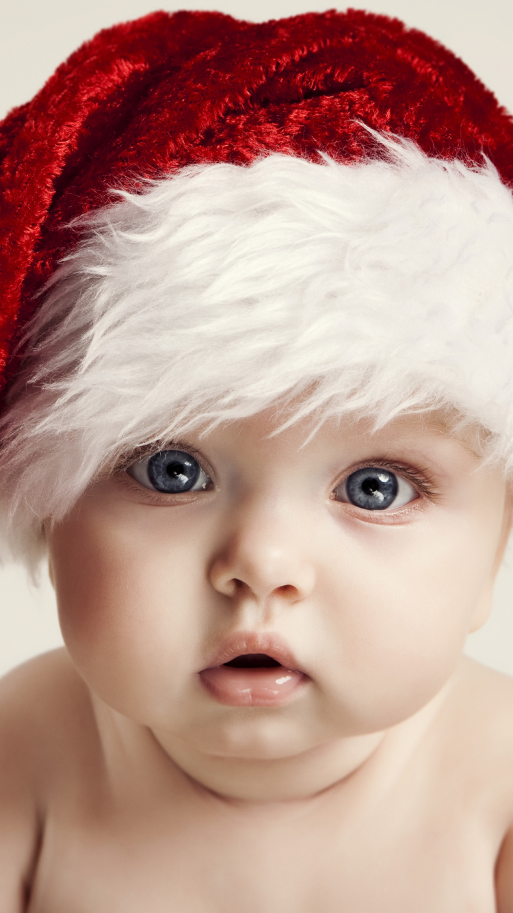 Descarga gratuita de fondo de pantalla para móvil de Navidad, Lindo, Fotografía, Bebé.