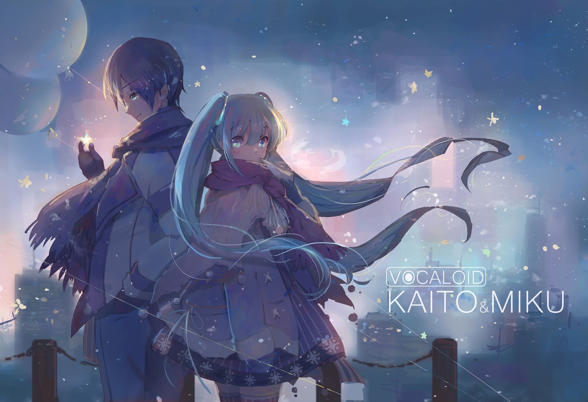 Handy-Wallpaper Vocaloid, Hatsune Miku, Animes, Kaito (Vocaloid) kostenlos herunterladen.