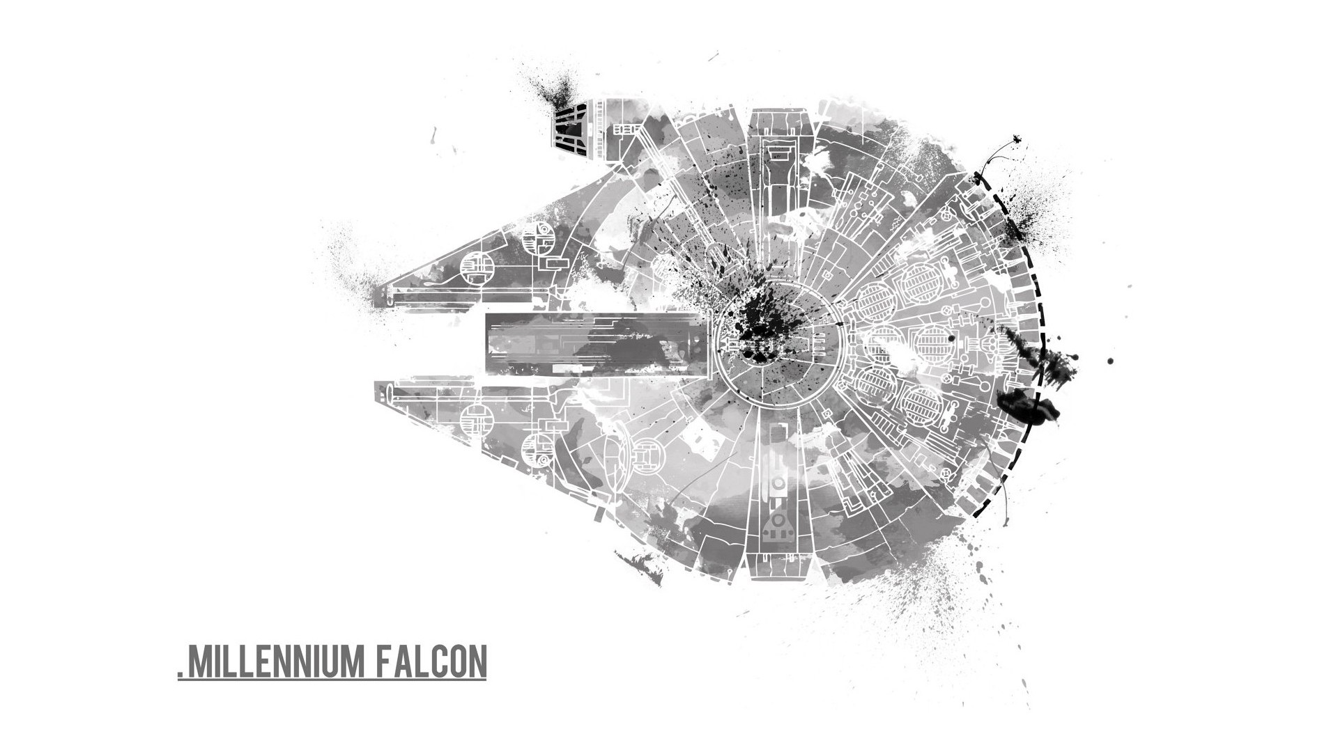 Download mobile wallpaper Millennium Falcon, Star Wars, Sci Fi for free.