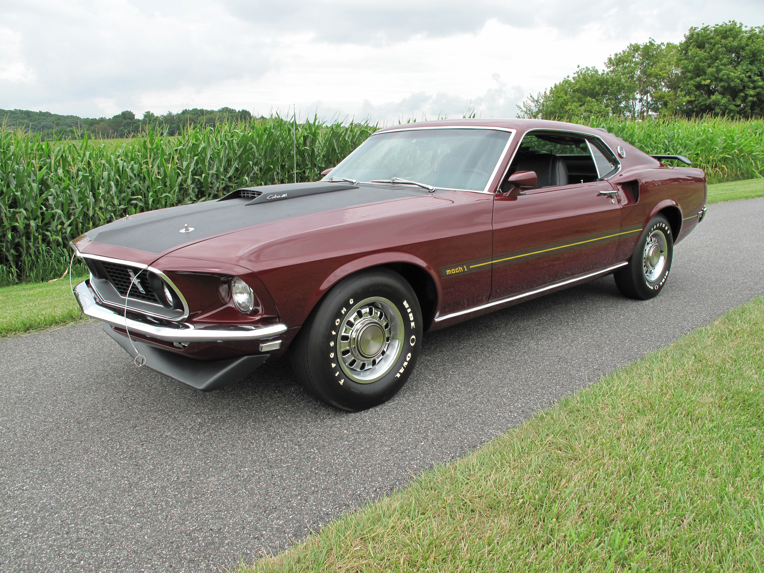 Free download wallpaper Ford, Car, Muscle Car, Fastback, Vehicles, Ford Mustang Mach 1 on your PC desktop