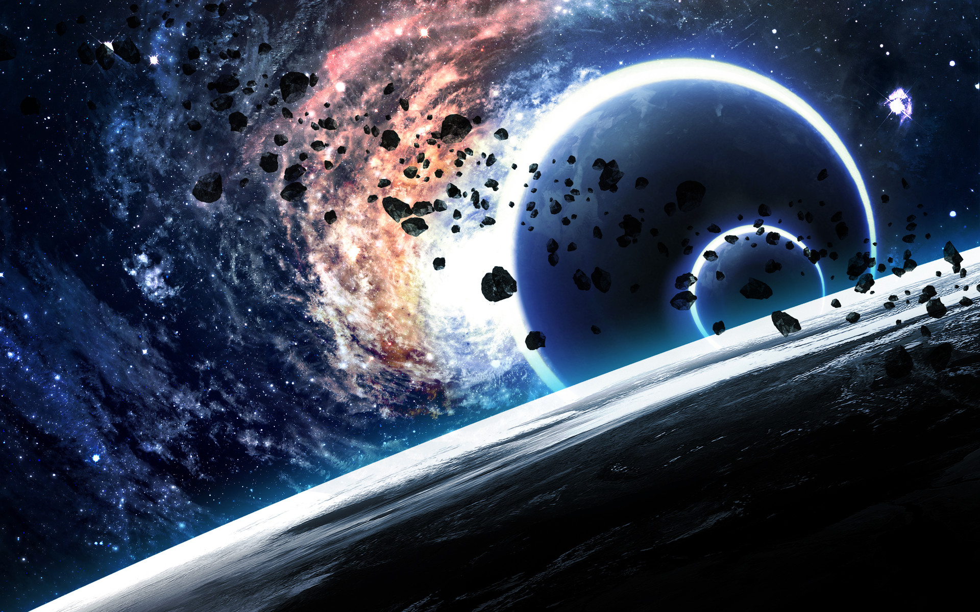 Laden Sie das Planet, Science Fiction, Planetenlandschaft-Bild kostenlos auf Ihren PC-Desktop herunter