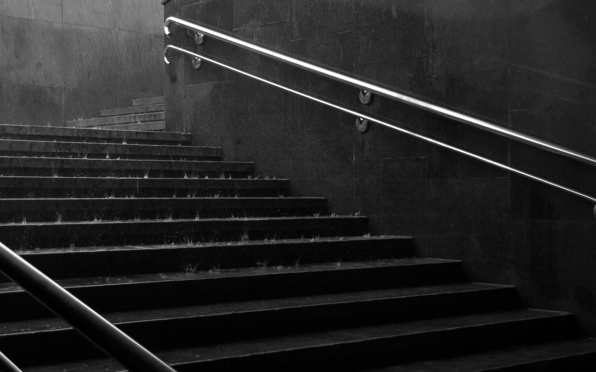 Free download wallpaper Stairs, Photography, Black & White on your PC desktop