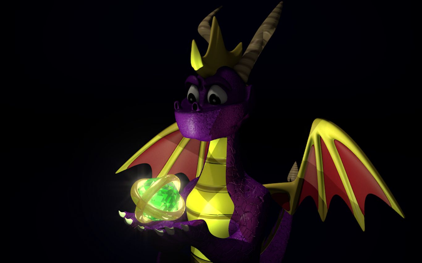 Laden Sie das Computerspiele, Spyro (Charakter), Spyro The Dragon-Bild kostenlos auf Ihren PC-Desktop herunter