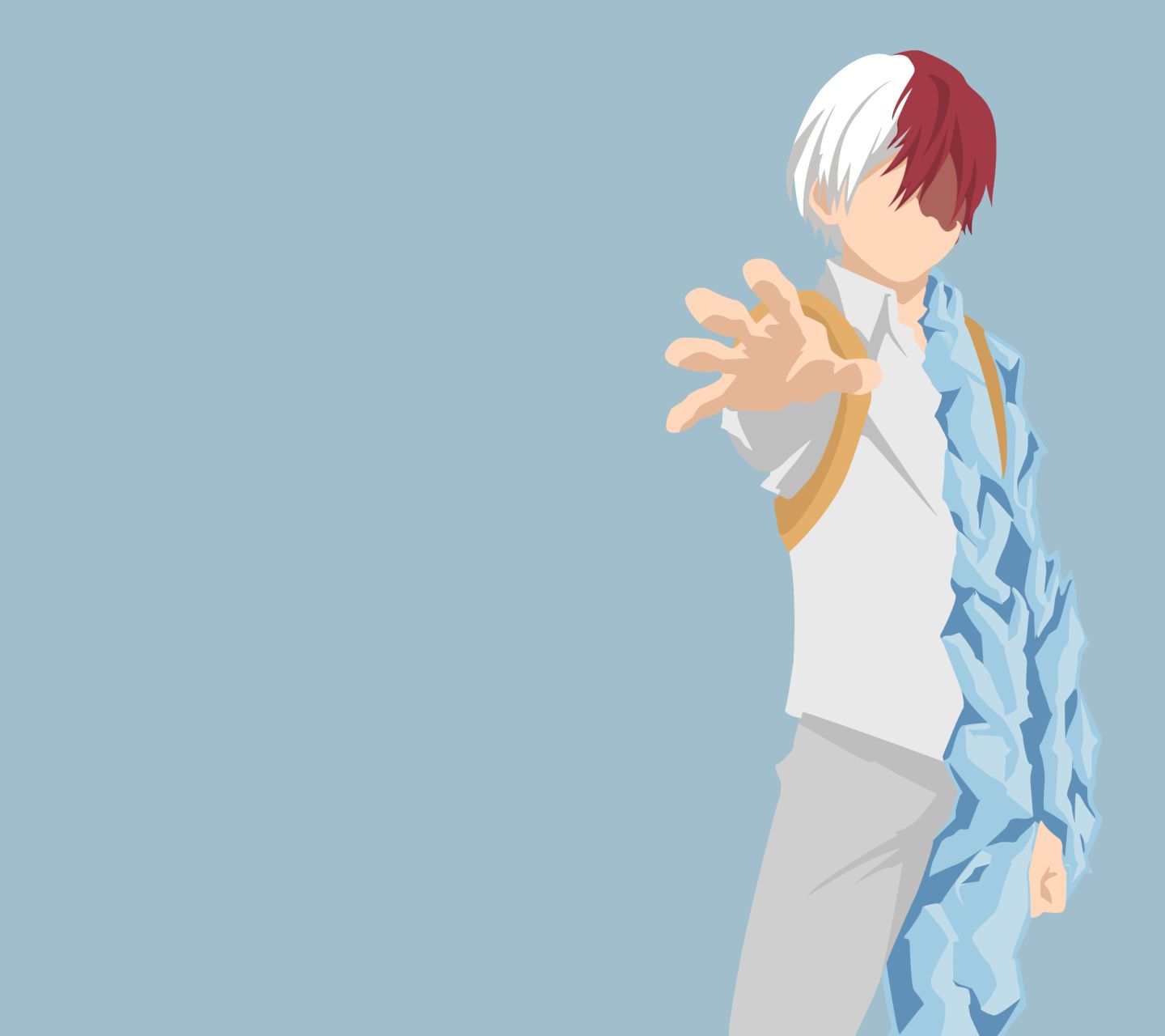 Handy-Wallpaper Animes, Shoto Todoroki, Boku No Hero Academia kostenlos herunterladen.