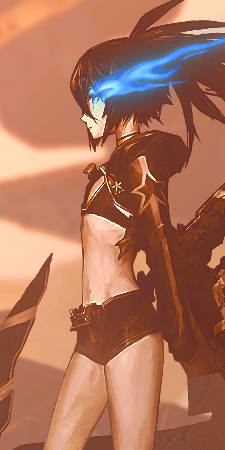 Download mobile wallpaper Anime, Black Rock Shooter for free.