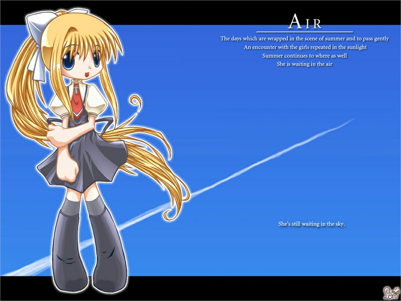 Free download wallpaper Anime, Air, Misuzu Kamio on your PC desktop