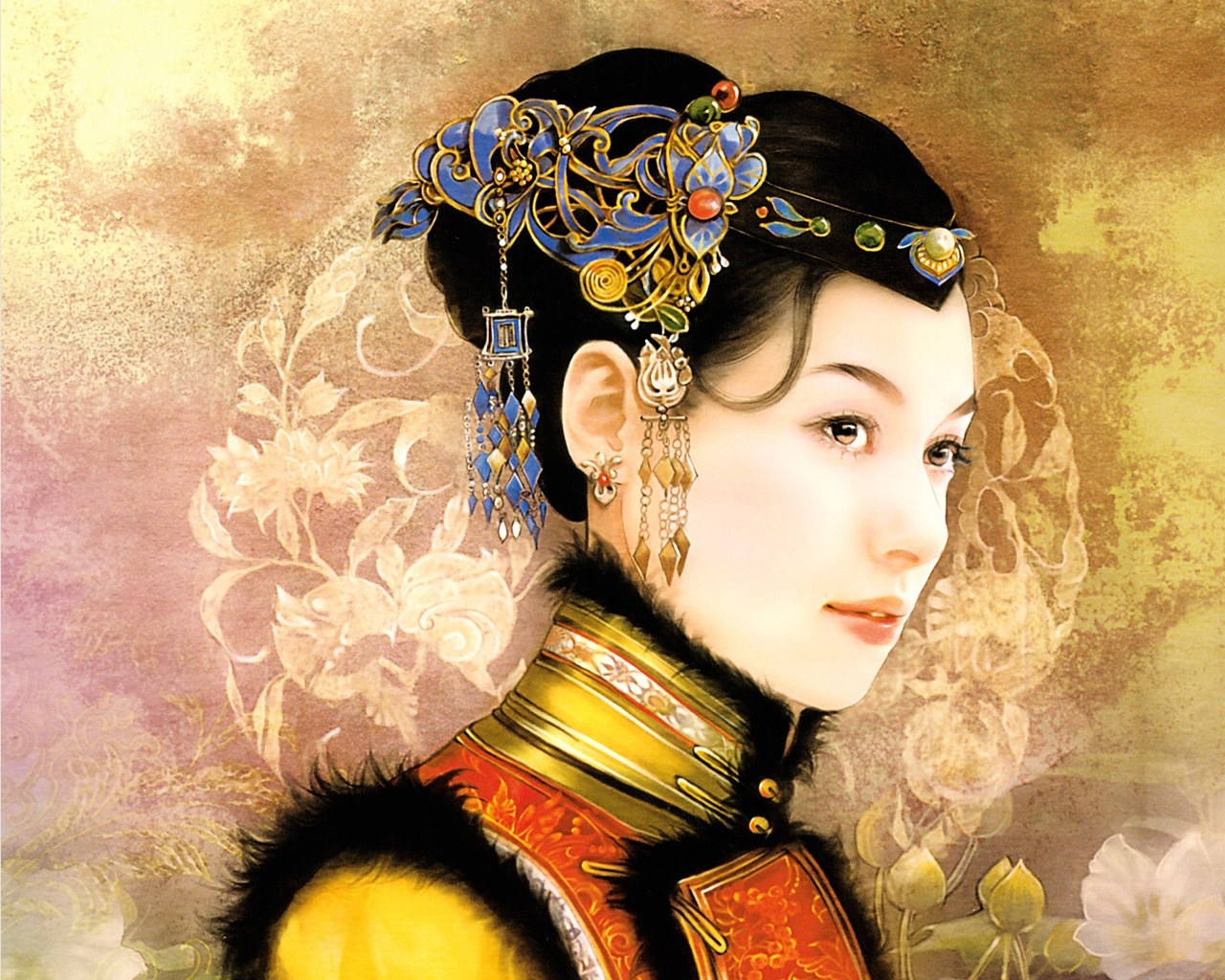 artistic, the ancient chinese beauty