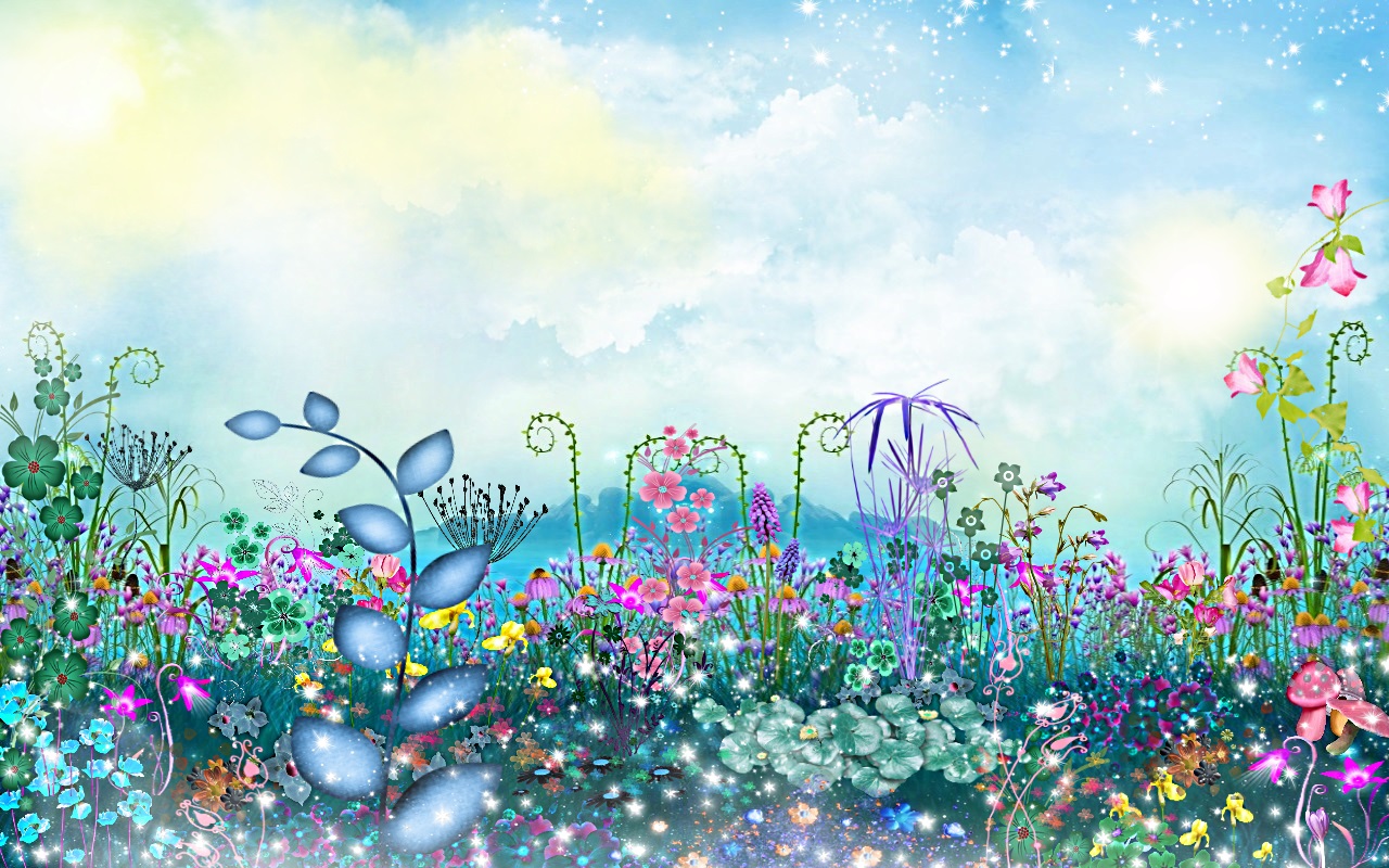 Free download wallpaper Nature, Flower, Artistic on your PC desktop