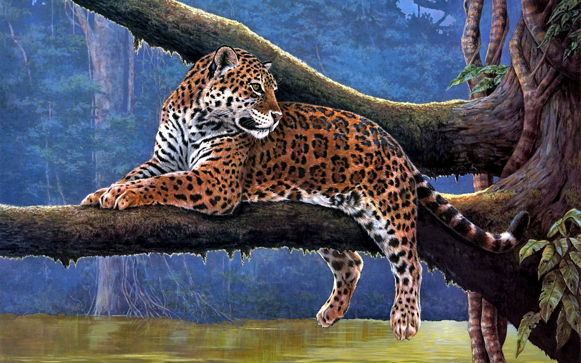 Download mobile wallpaper Cats, Leopard, Animal for free.