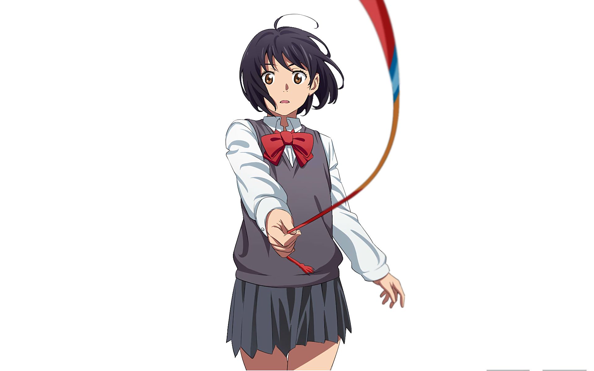 Laden Sie das Animes, Your Name Gestern Heute Und Für Immer, Kimi No Na Wa, Mitsuha Miyamizu-Bild kostenlos auf Ihren PC-Desktop herunter