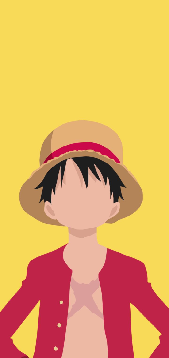 Download mobile wallpaper Anime, Minimalist, One Piece, Monkey D Luffy for free.