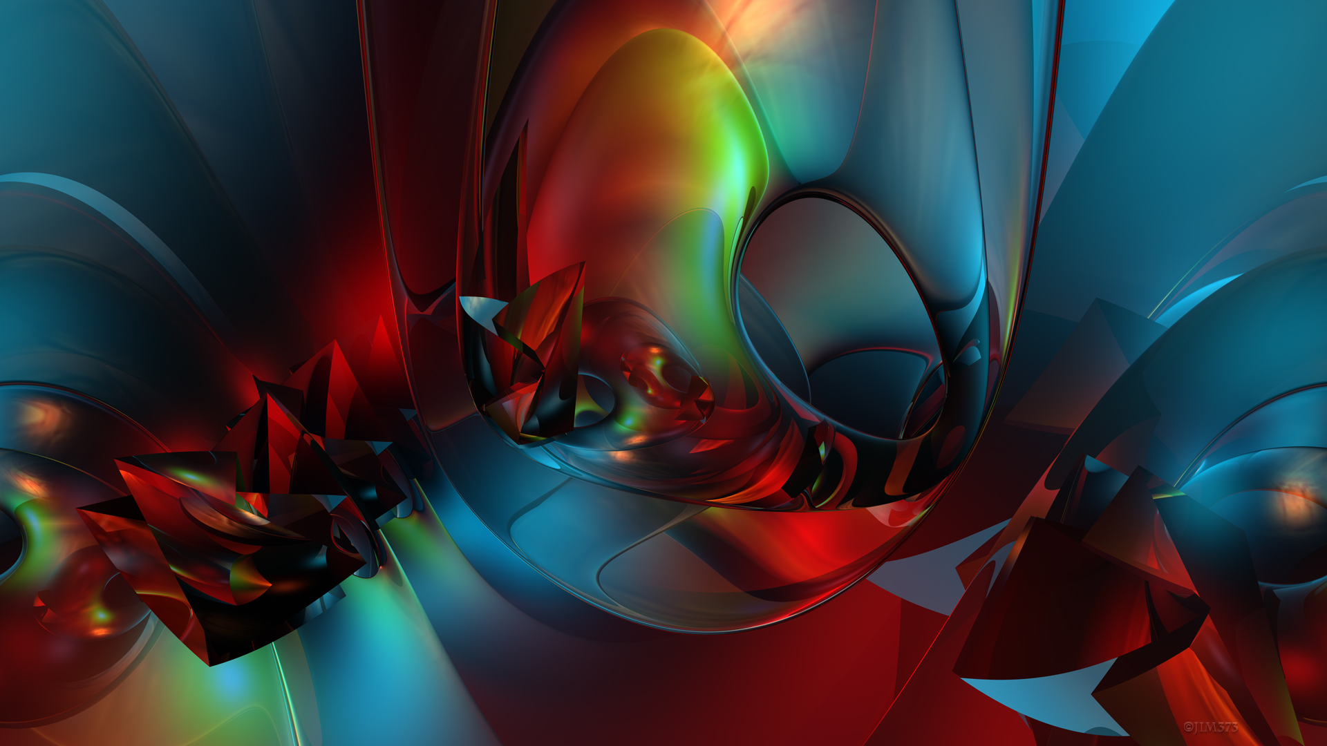 Free download wallpaper Abstract, 3D, Colors, Cgi on your PC desktop