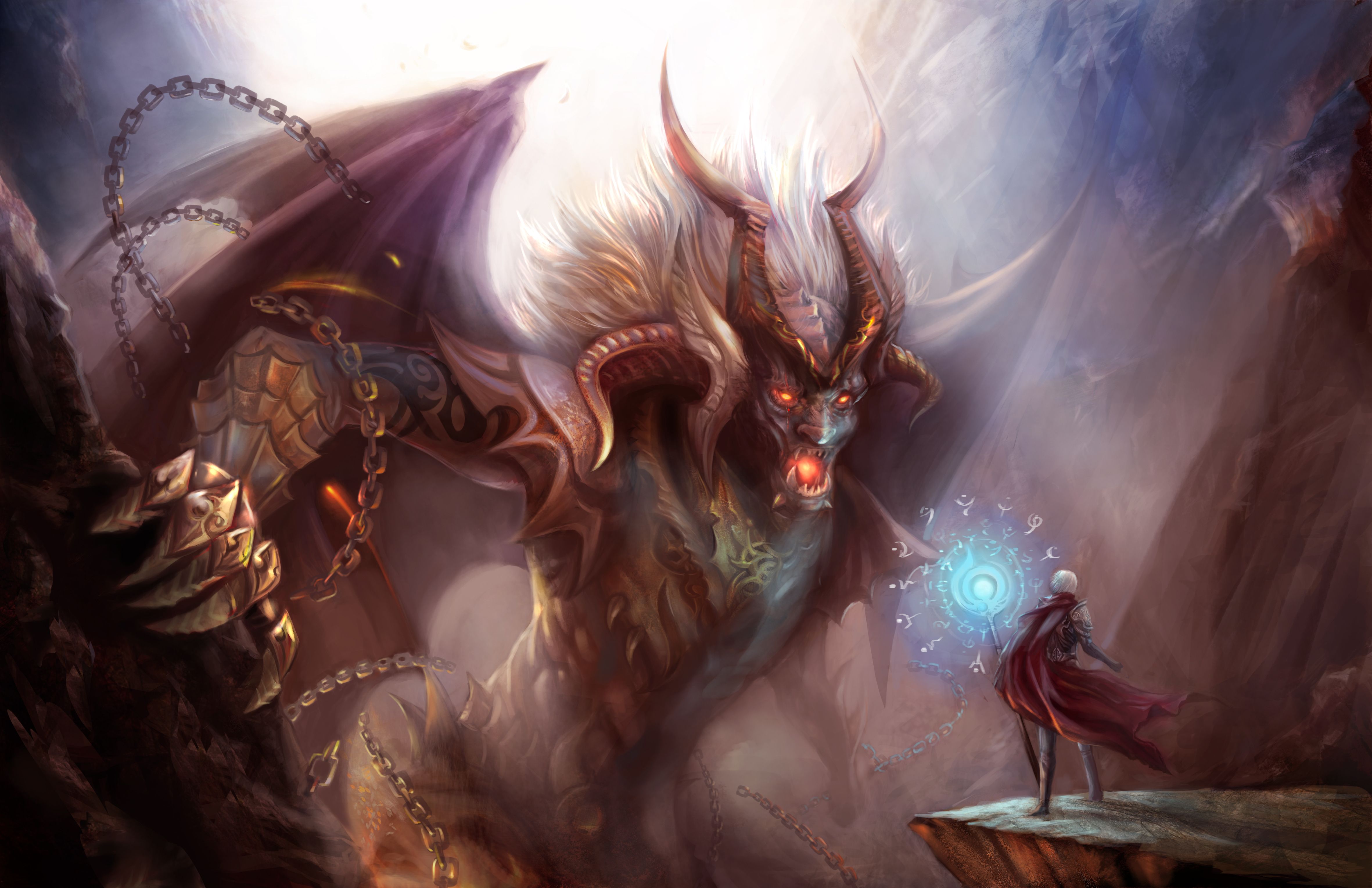 Download mobile wallpaper Demon, Fantasy for free.
