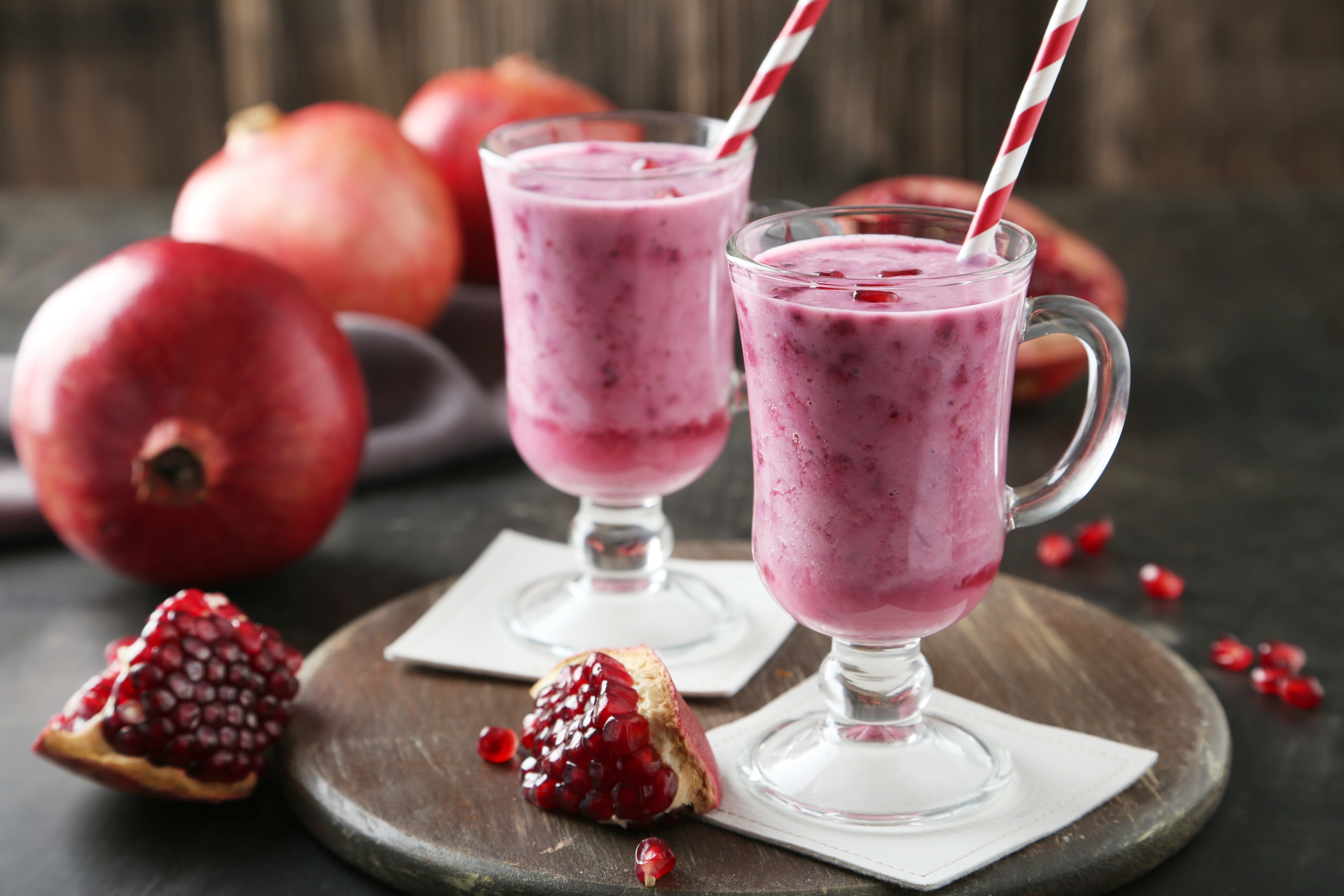 Free download wallpaper Food, Glass, Fruit, Drink, Pomegranate, Smoothie on your PC desktop