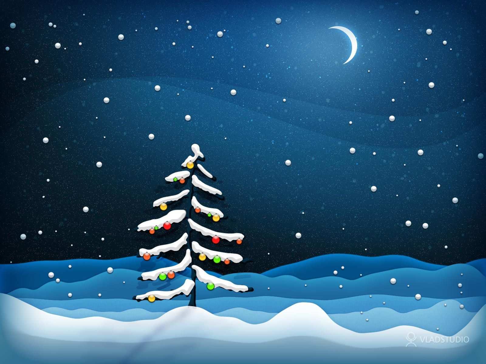 Download mobile wallpaper Fir Trees, Winter, Holidays, New Year, Christmas Xmas, Pictures for free.