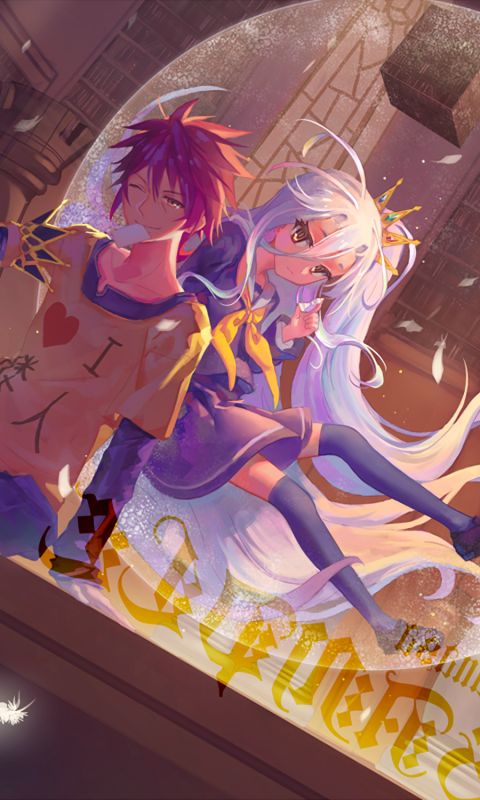 Baixar papel de parede para celular de Anime, Shiro (Sem Jogo Sem Vida), Sora (Sem Jogo Sem Vida), No Game No Life gratuito.