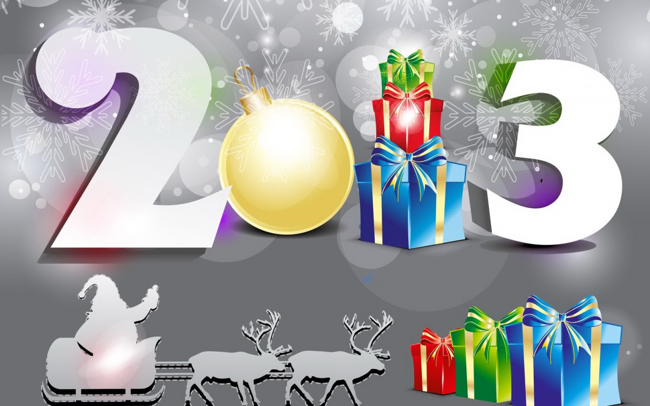 Завантажити шпалери безкоштовно Свято, Новий Рік 2013 картинка на робочий стіл ПК