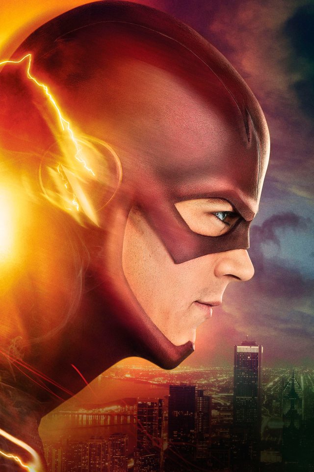 Download mobile wallpaper Arrow, Flash, Tv Show, Green Arrow, Oliver Queen, Barry Allen, Stephen Amell, Arrow (Tv Show), The Flash (2014), Arrowverse, Grant Gustin for free.