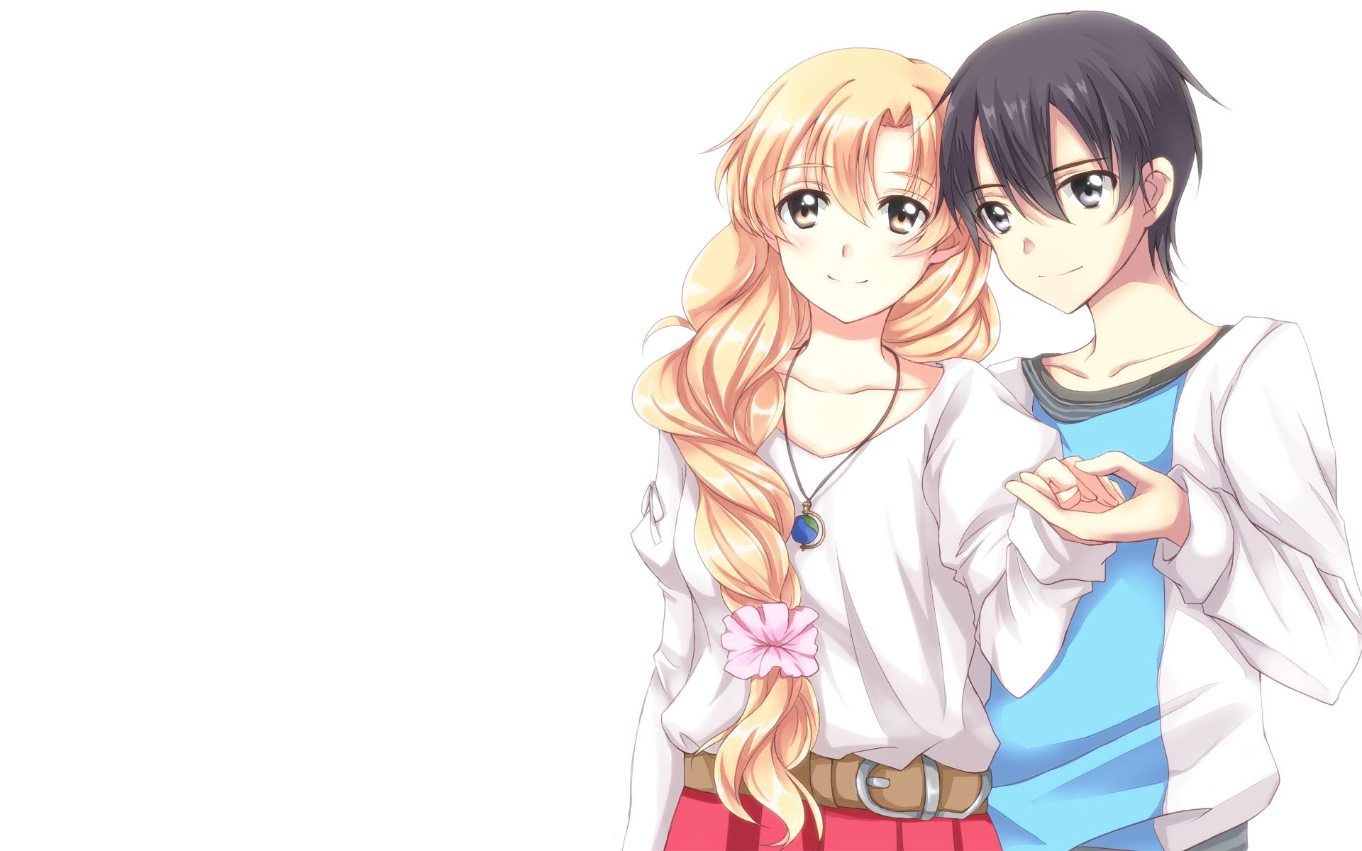 Descarga gratis la imagen Sword Art Online, Animado, Asuna Yuuki, Kirito (Arte De Espada En Línea) en el escritorio de tu PC