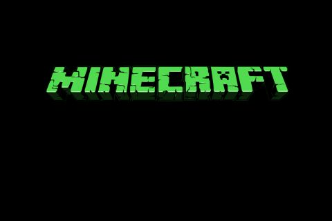 Free download wallpaper Minecraft, Logo, Video Game on your PC desktop