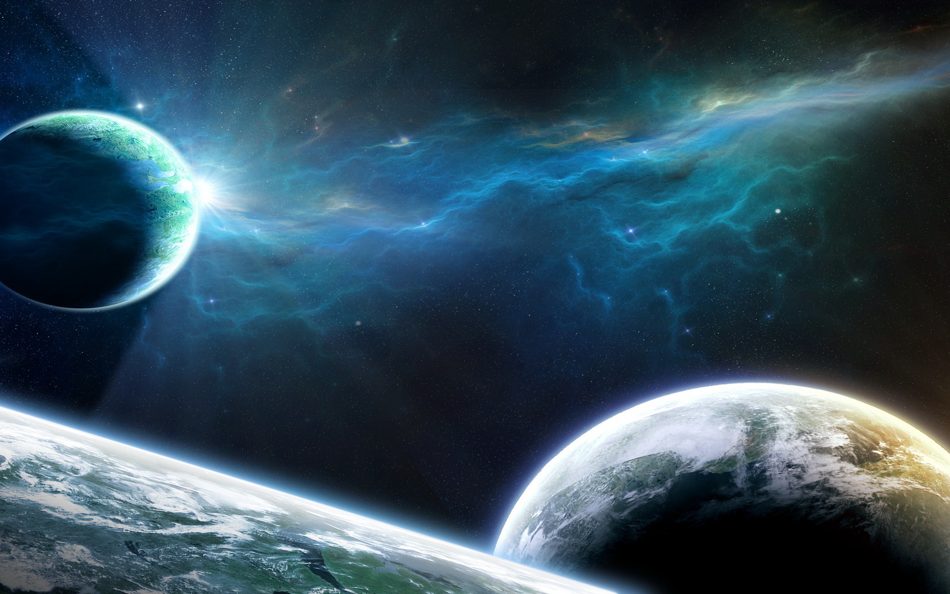 Handy-Wallpaper Planeten, Science Fiction kostenlos herunterladen.