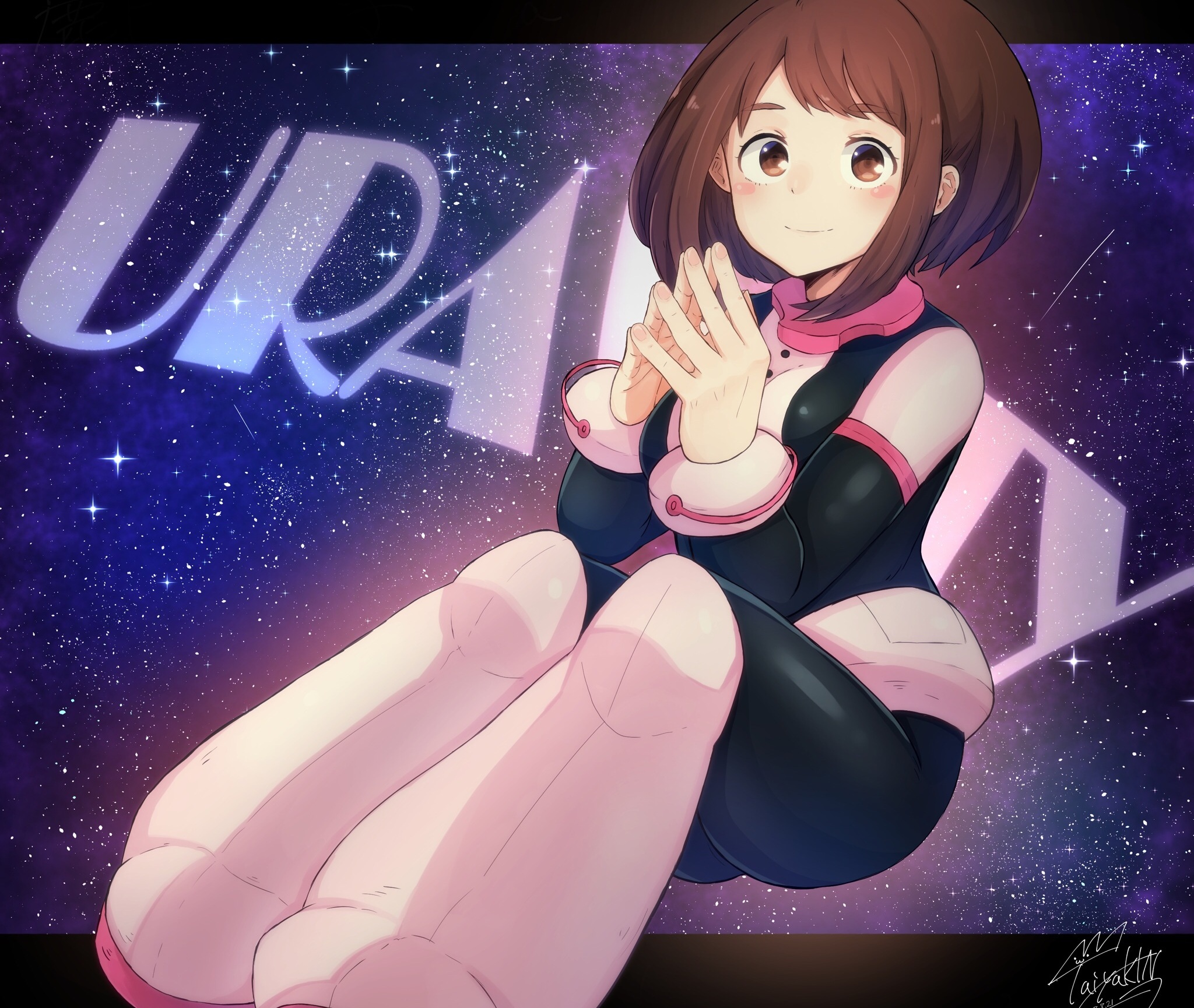 Handy-Wallpaper Animes, Boku No Hero Academia, Ochaco Uraraka kostenlos herunterladen.