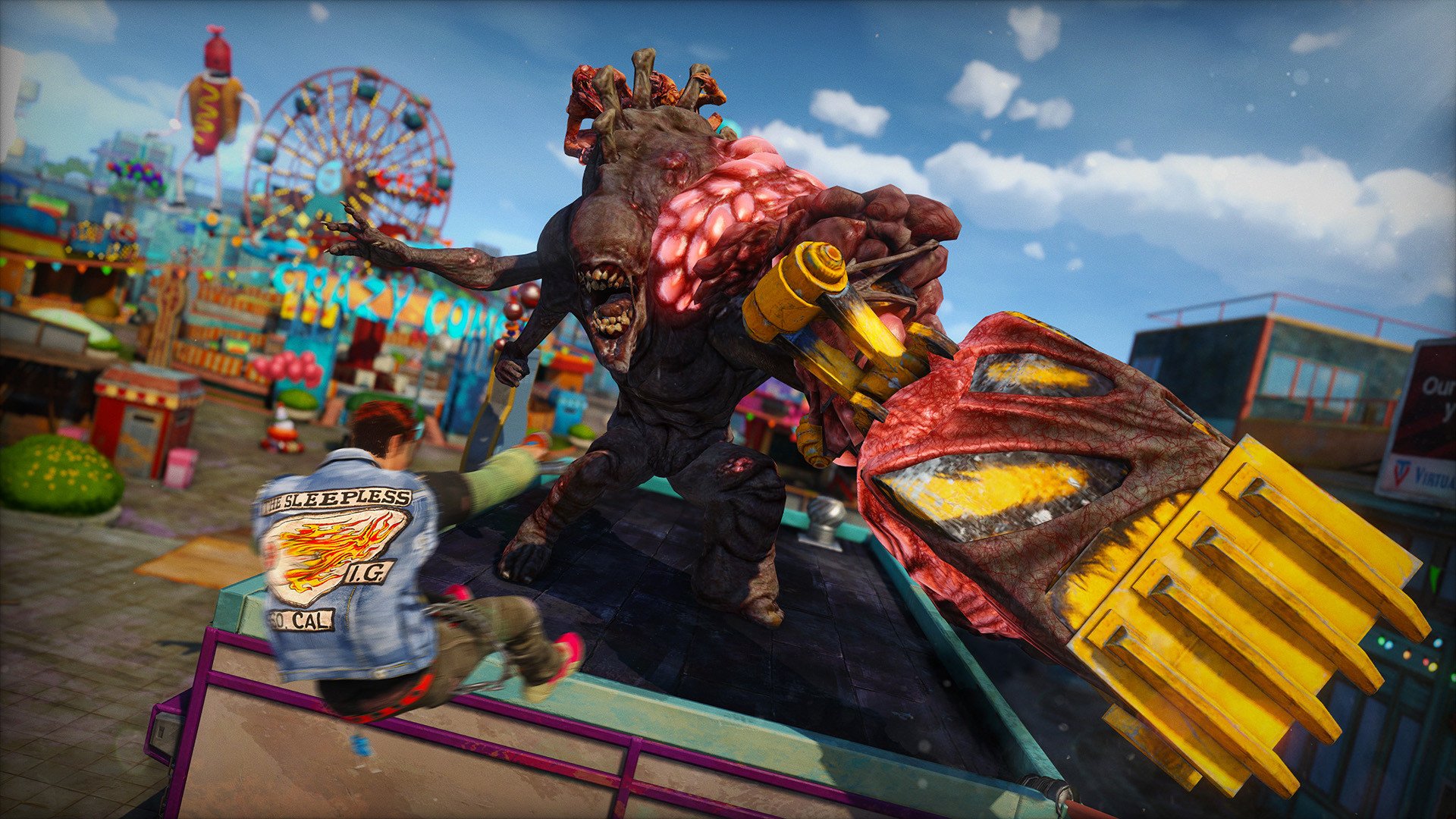 video game, sunset overdrive