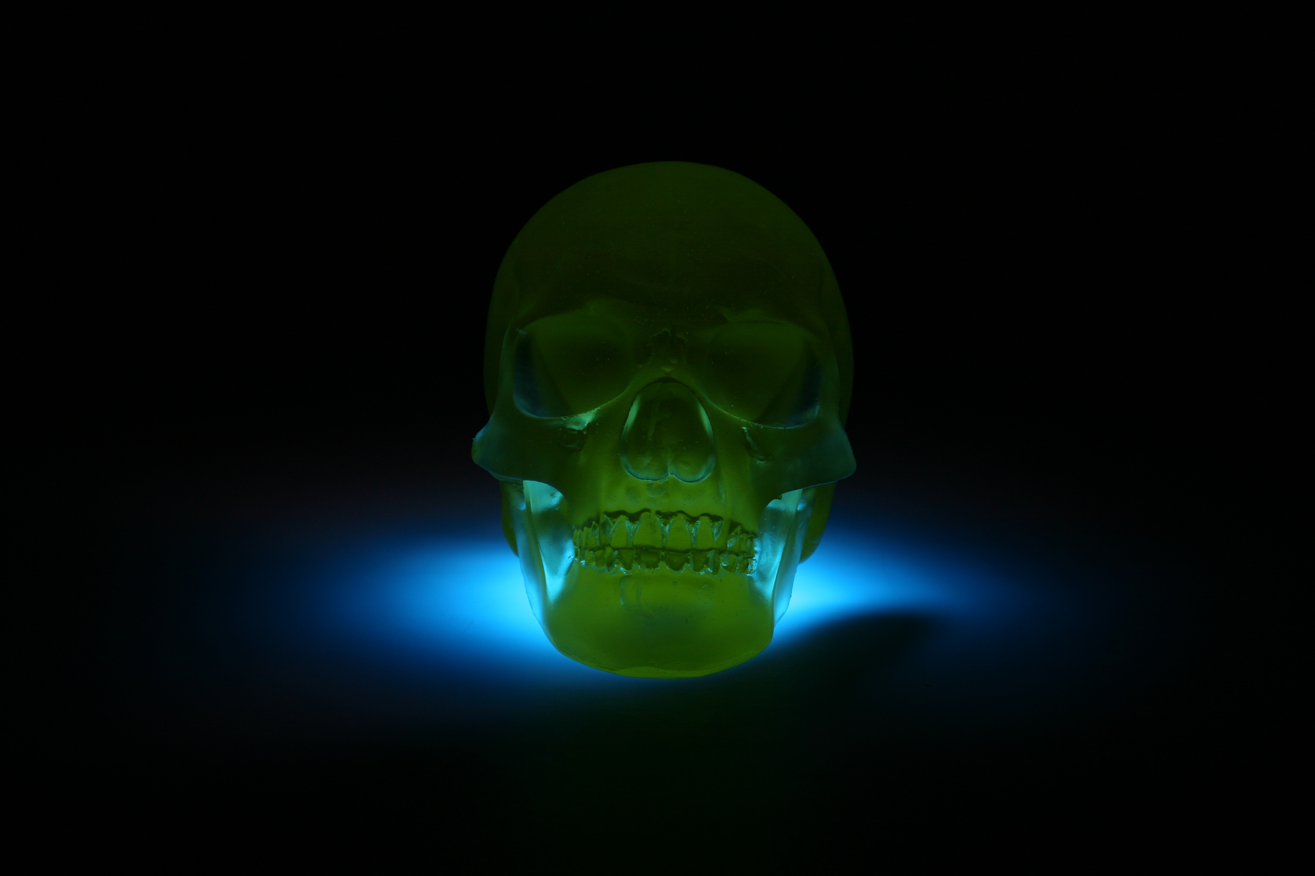 Free download wallpaper Shadow, Dark, 3D Model, Neon, Skull on your PC desktop