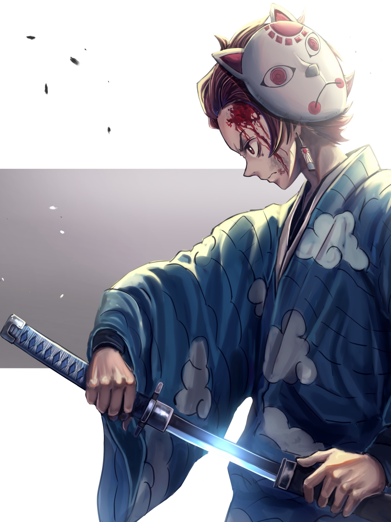 Download mobile wallpaper Anime, Demon Slayer: Kimetsu No Yaiba, Tanjiro Kamado for free.