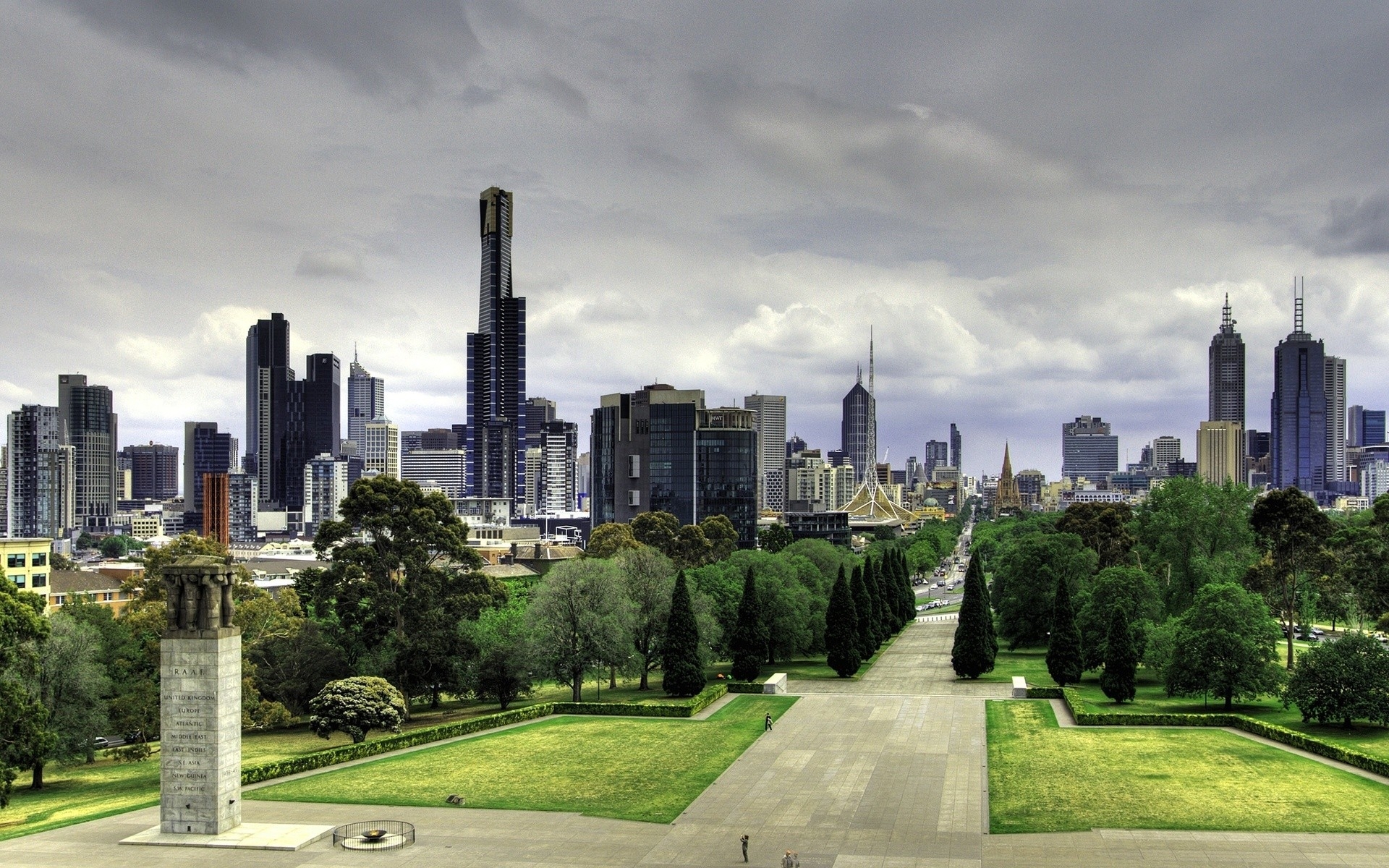 394699 завантажити шпалери створено людиною, мельбурн, австралія, будівля, парк, хмарочос, міста - заставки і картинки безкоштовно