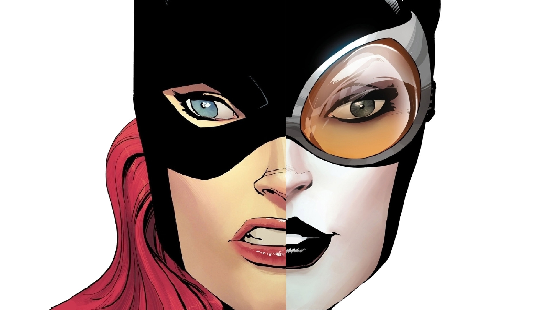 Laden Sie das Comics, Katzenfrau, Batwoman-Bild kostenlos auf Ihren PC-Desktop herunter