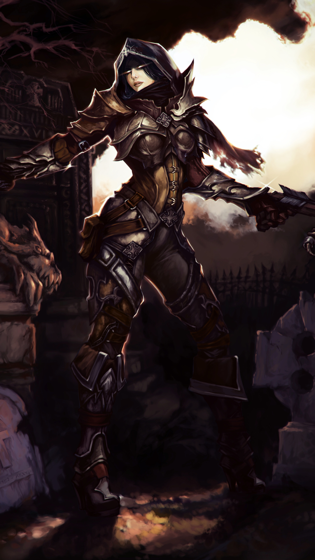 Download mobile wallpaper Diablo, Video Game, Diablo Iii, Demon Hunter (Diablo Iii) for free.