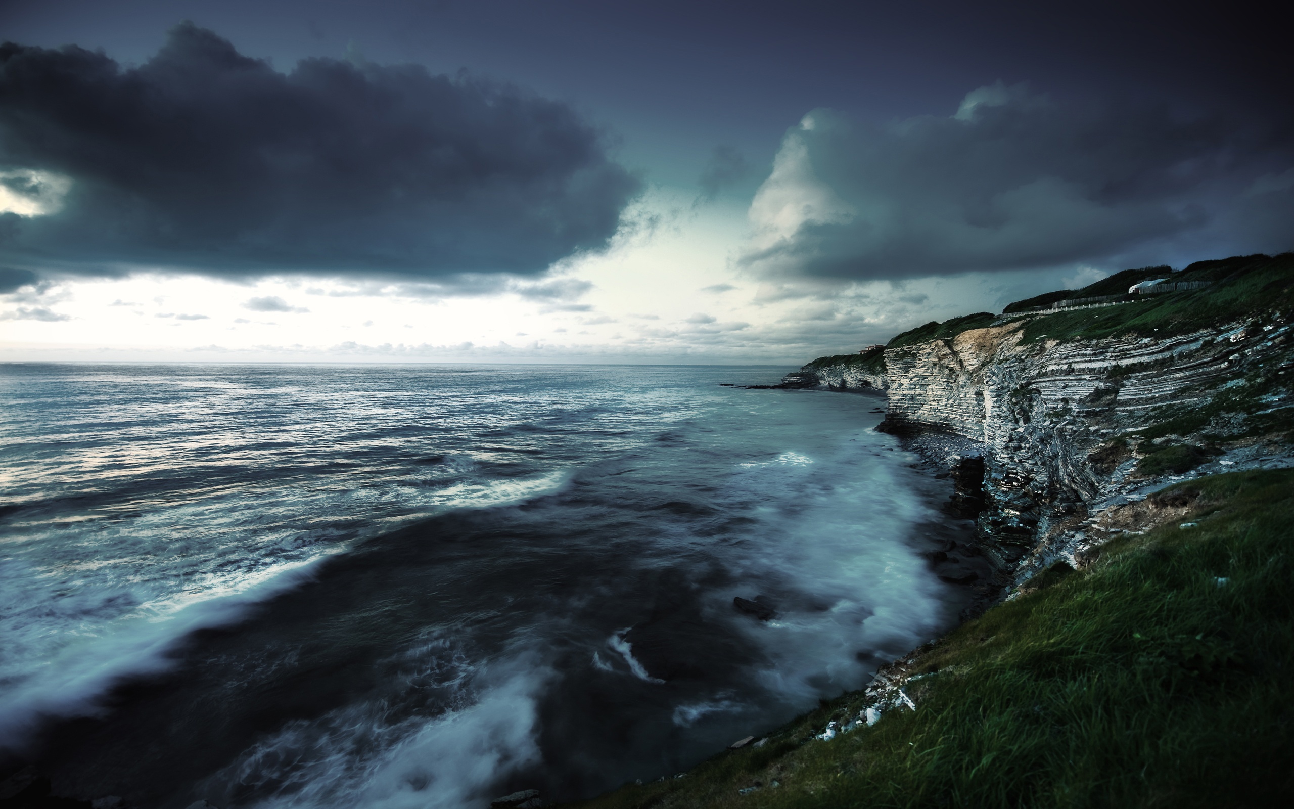 Laden Sie das Horizont, Küste, Ozean, Klippe, Wolke, Erde/natur-Bild kostenlos auf Ihren PC-Desktop herunter