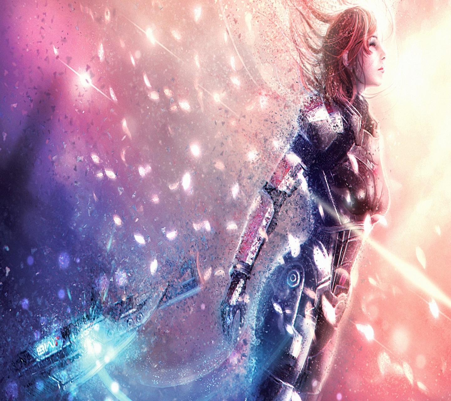 Handy-Wallpaper Mass Effect, Computerspiele, Kommandant Shepard kostenlos herunterladen.