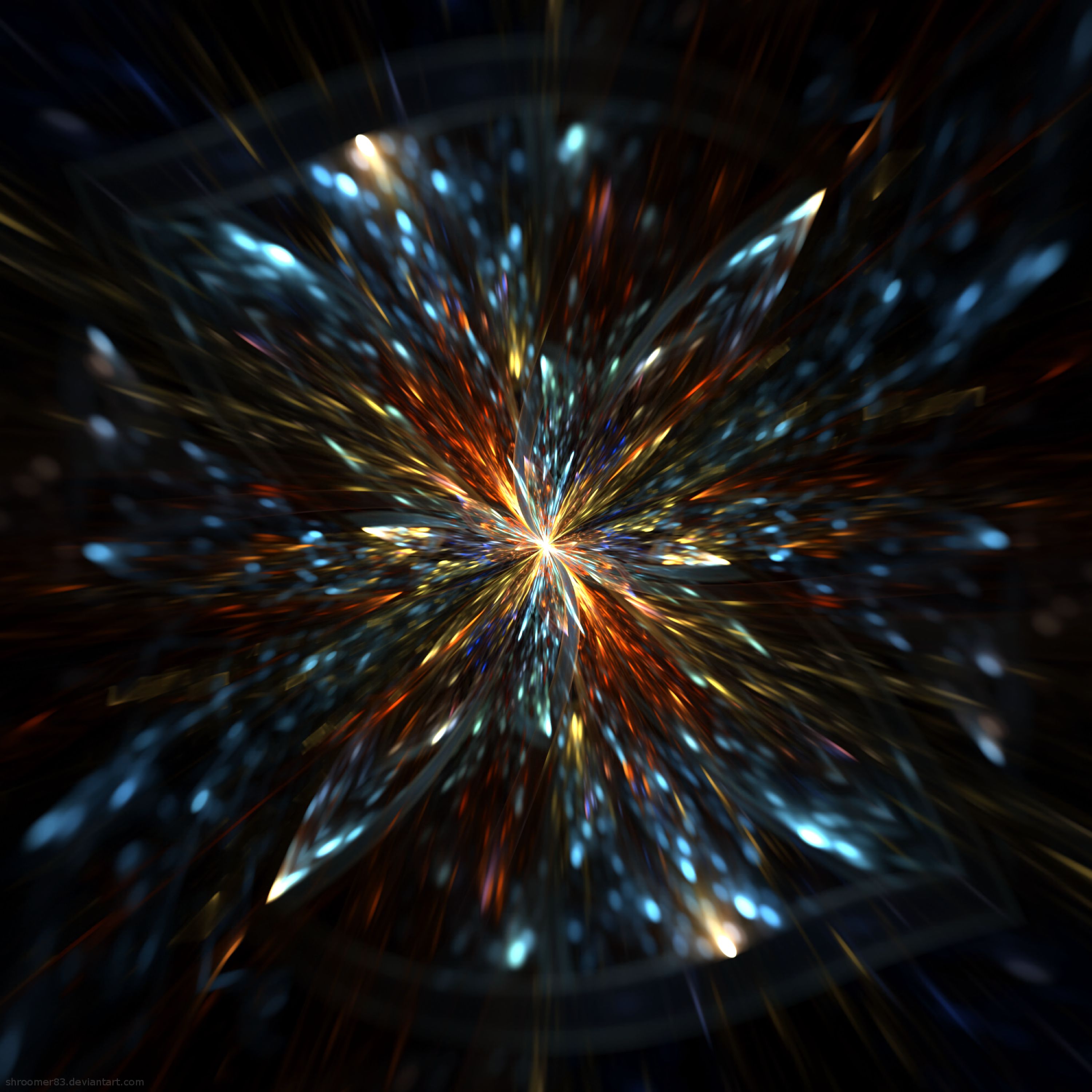 Download mobile wallpaper Smooth, Brilliance, Shine, Patterns, Blur, Abstract, Fractal for free.