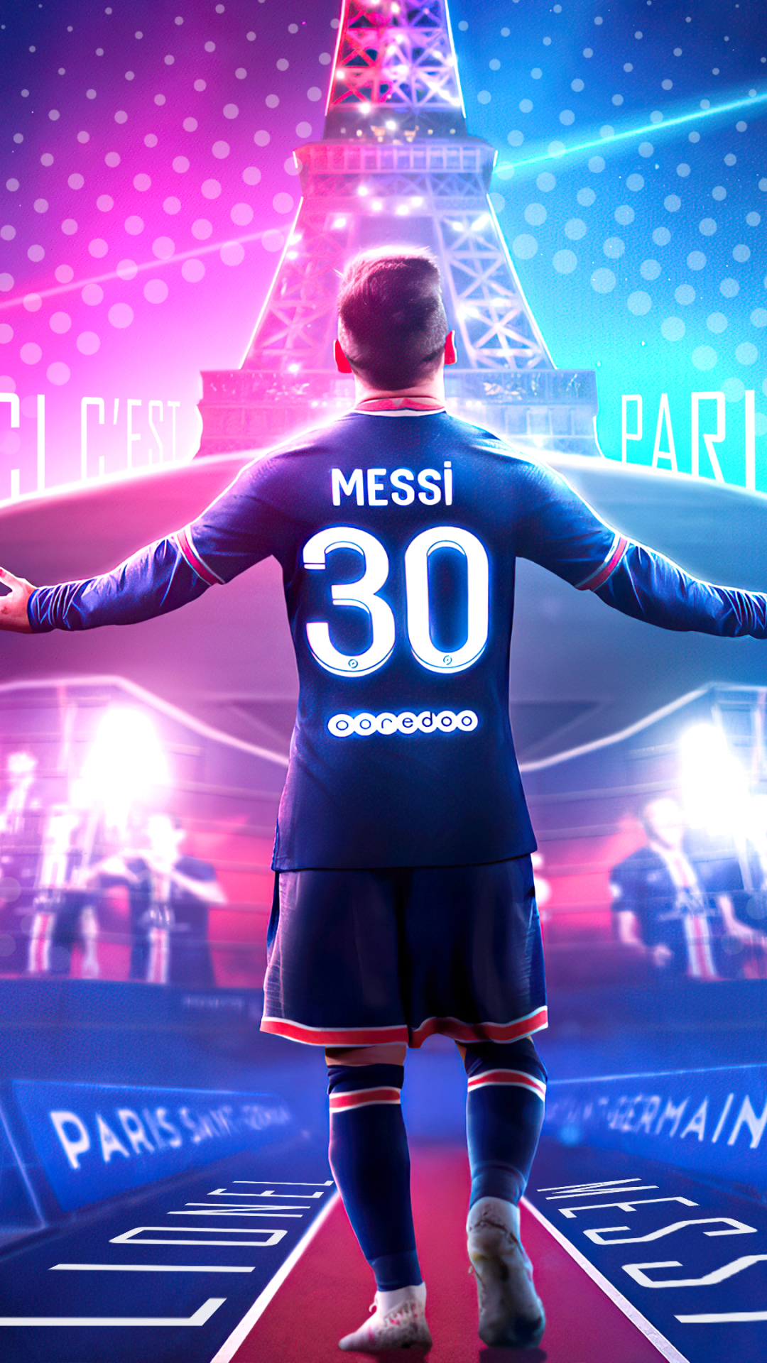 Handy-Wallpaper Sport, Fußball, Paris Saint Germain, Lionel Messi, Paris Saint Germain Fc kostenlos herunterladen.