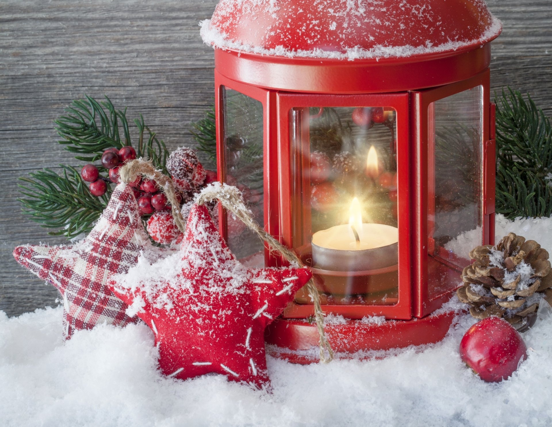 Handy-Wallpaper Feiertage, Schnee, Weihnachten, Weihnachtsschmuck, Kerze, Stern kostenlos herunterladen.