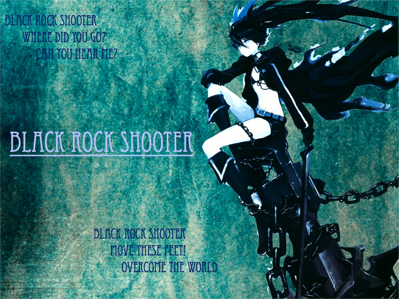 Free download wallpaper Anime, Black Rock Shooter on your PC desktop