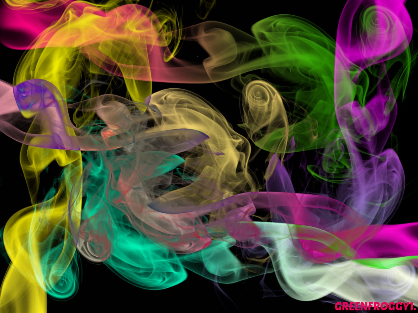 Téléchargez gratuitement l'image Abstrait, Fumée, 3D, Couleurs sur le bureau de votre PC