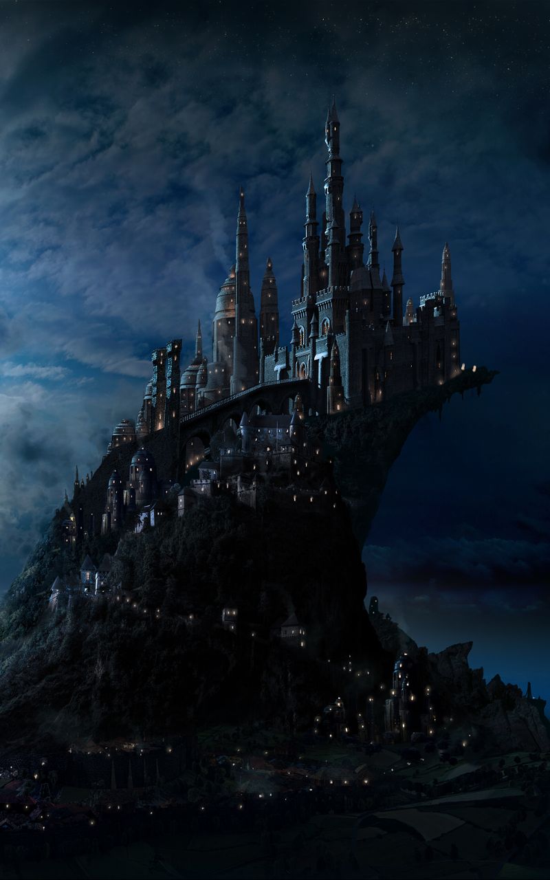 hogwarts castle, movie, harry potter, fantasy, castle